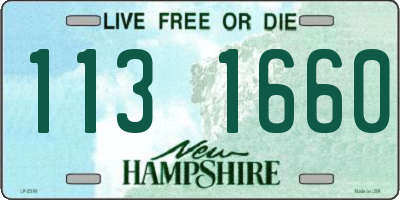 NH license plate 1131660
