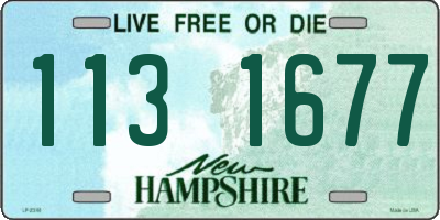 NH license plate 1131677