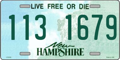 NH license plate 1131679