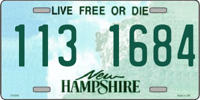 NH license plate 1131684