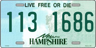 NH license plate 1131686
