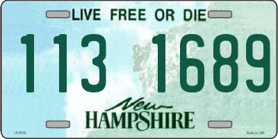 NH license plate 1131689