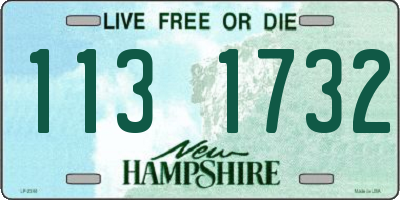 NH license plate 1131732