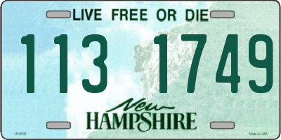 NH license plate 1131749
