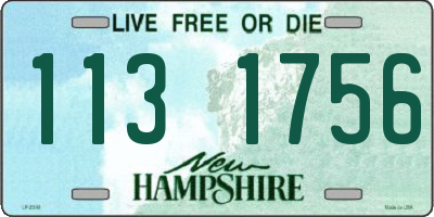 NH license plate 1131756