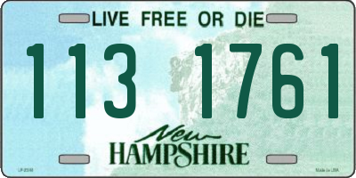 NH license plate 1131761
