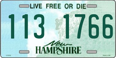 NH license plate 1131766