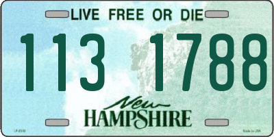 NH license plate 1131788