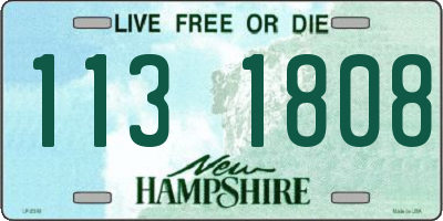NH license plate 1131808