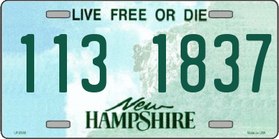 NH license plate 1131837
