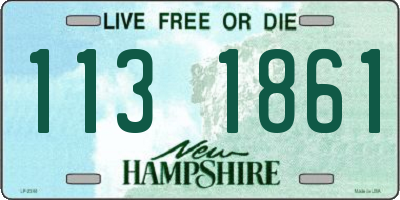NH license plate 1131861