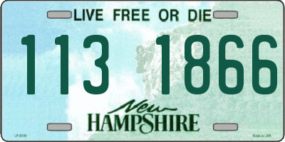 NH license plate 1131866