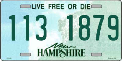 NH license plate 1131879
