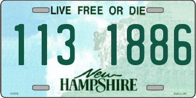 NH license plate 1131886