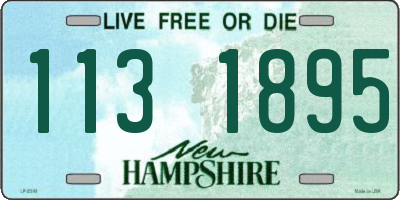 NH license plate 1131895