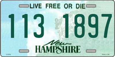 NH license plate 1131897