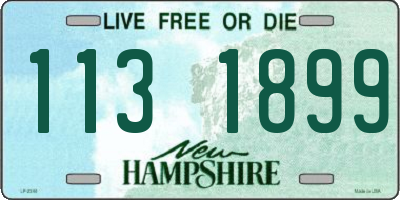 NH license plate 1131899
