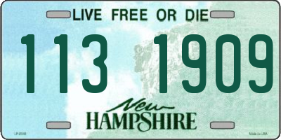 NH license plate 1131909