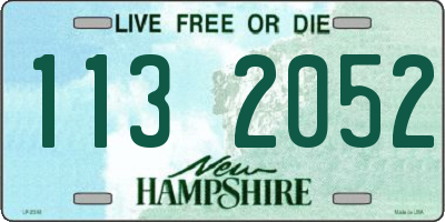NH license plate 1132052