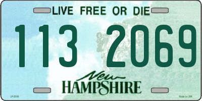 NH license plate 1132069
