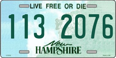 NH license plate 1132076