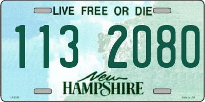 NH license plate 1132080