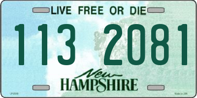NH license plate 1132081