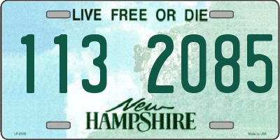 NH license plate 1132085
