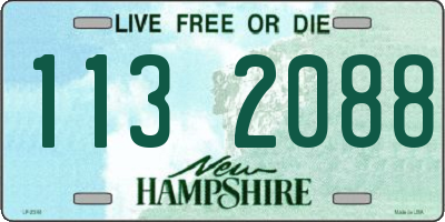 NH license plate 1132088