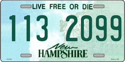 NH license plate 1132099