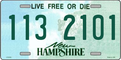 NH license plate 1132101