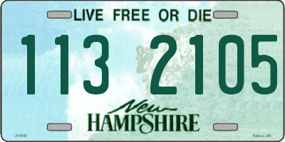 NH license plate 1132105