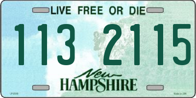 NH license plate 1132115