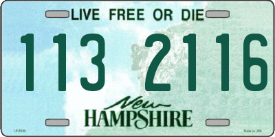 NH license plate 1132116