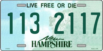 NH license plate 1132117