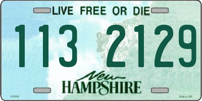 NH license plate 1132129