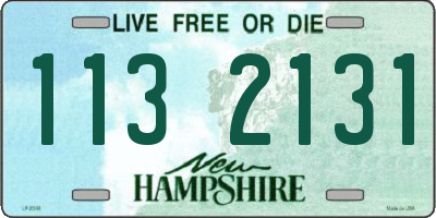NH license plate 1132131