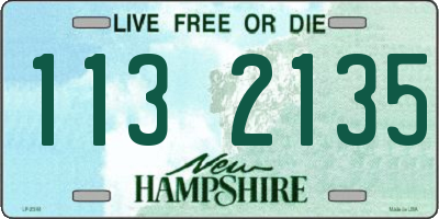 NH license plate 1132135