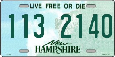 NH license plate 1132140