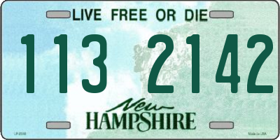 NH license plate 1132142