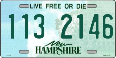 NH license plate 1132146