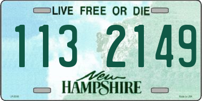 NH license plate 1132149
