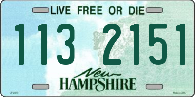 NH license plate 1132151
