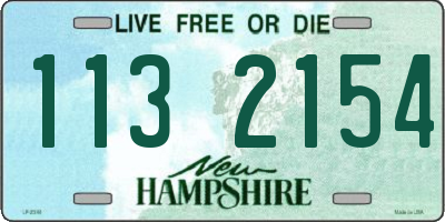 NH license plate 1132154