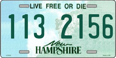 NH license plate 1132156