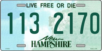 NH license plate 1132170