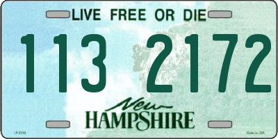 NH license plate 1132172