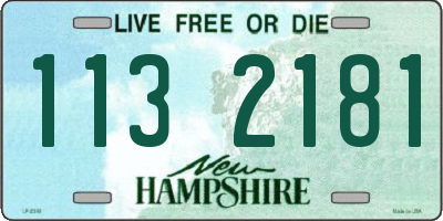 NH license plate 1132181