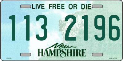 NH license plate 1132196