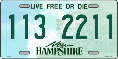 NH license plate 1132211